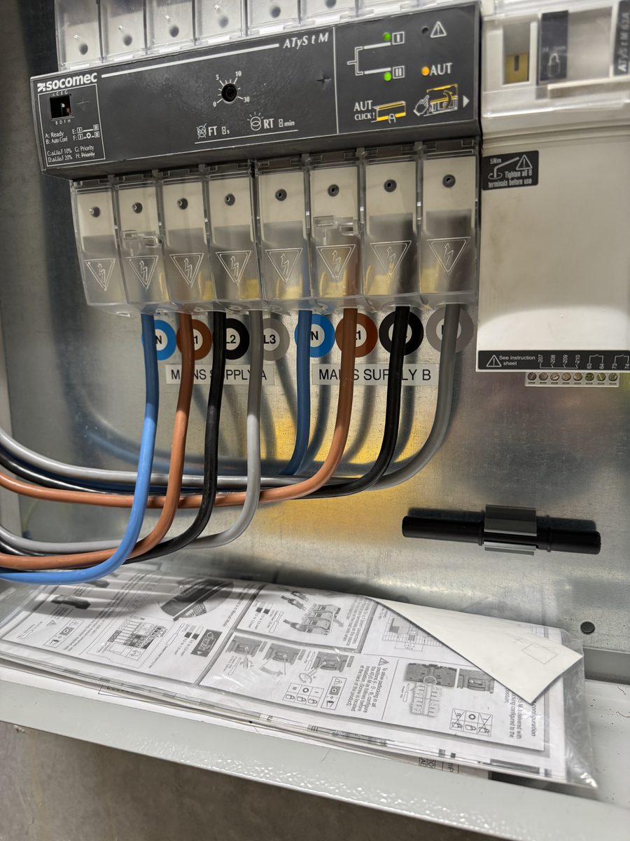 Electro Sure electrician carrying out PAT testing