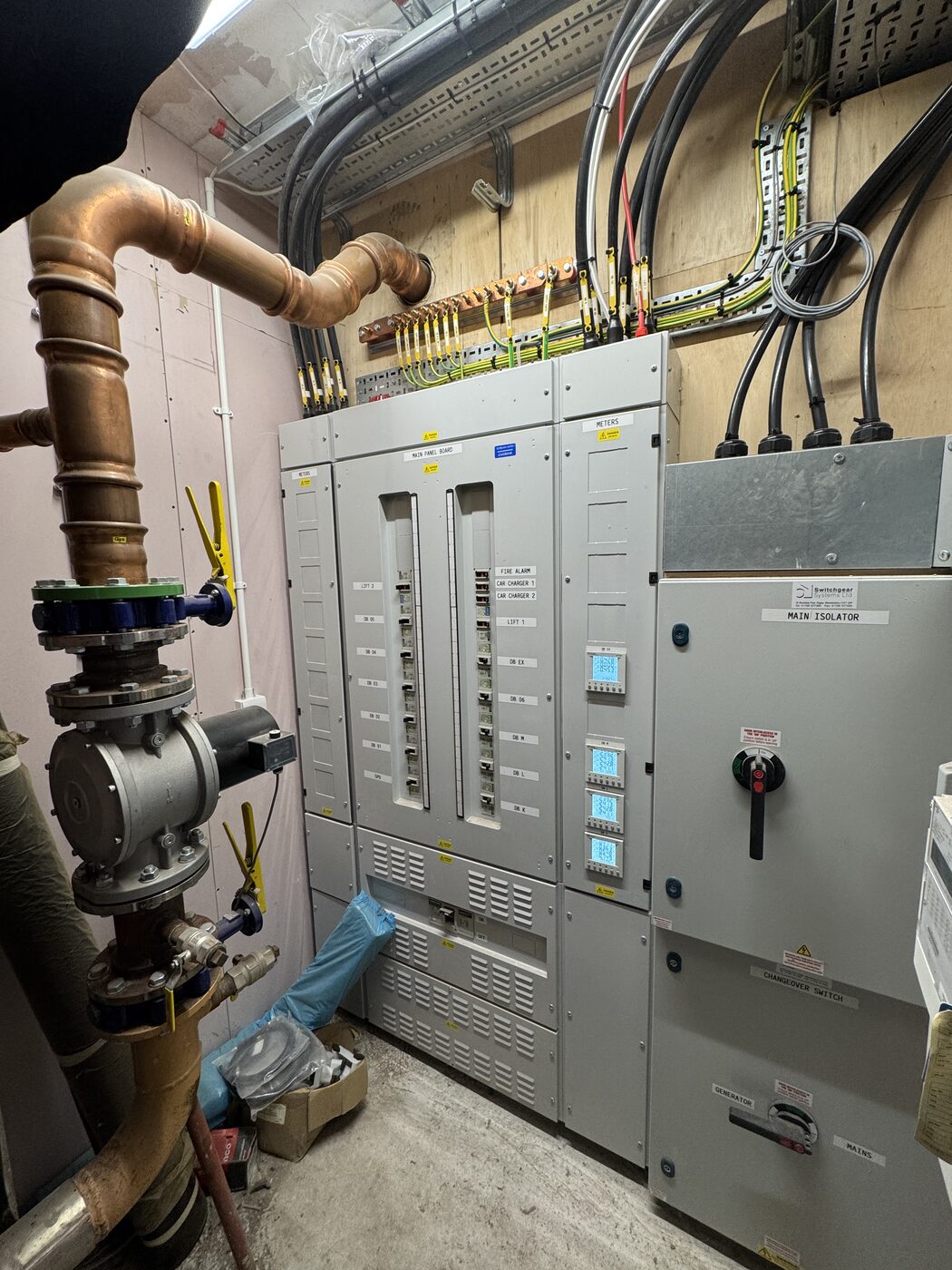 New consumer unit fitted with AFDD arc-fault protection by Electro Sure